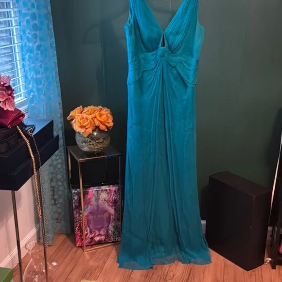 Tadashi Shoji | Dresses | Tadashi Shoji Crepe Sleeveless Dress Gown Stretch Pleated Maxi Turquoise Wedding | Poshmark Tadashi Shoji | Dresses | Tadashi Shoji Crepe Sleeveless Dress Gown Stretch Pleated Maxi Turquoise Wedding | Poshmark